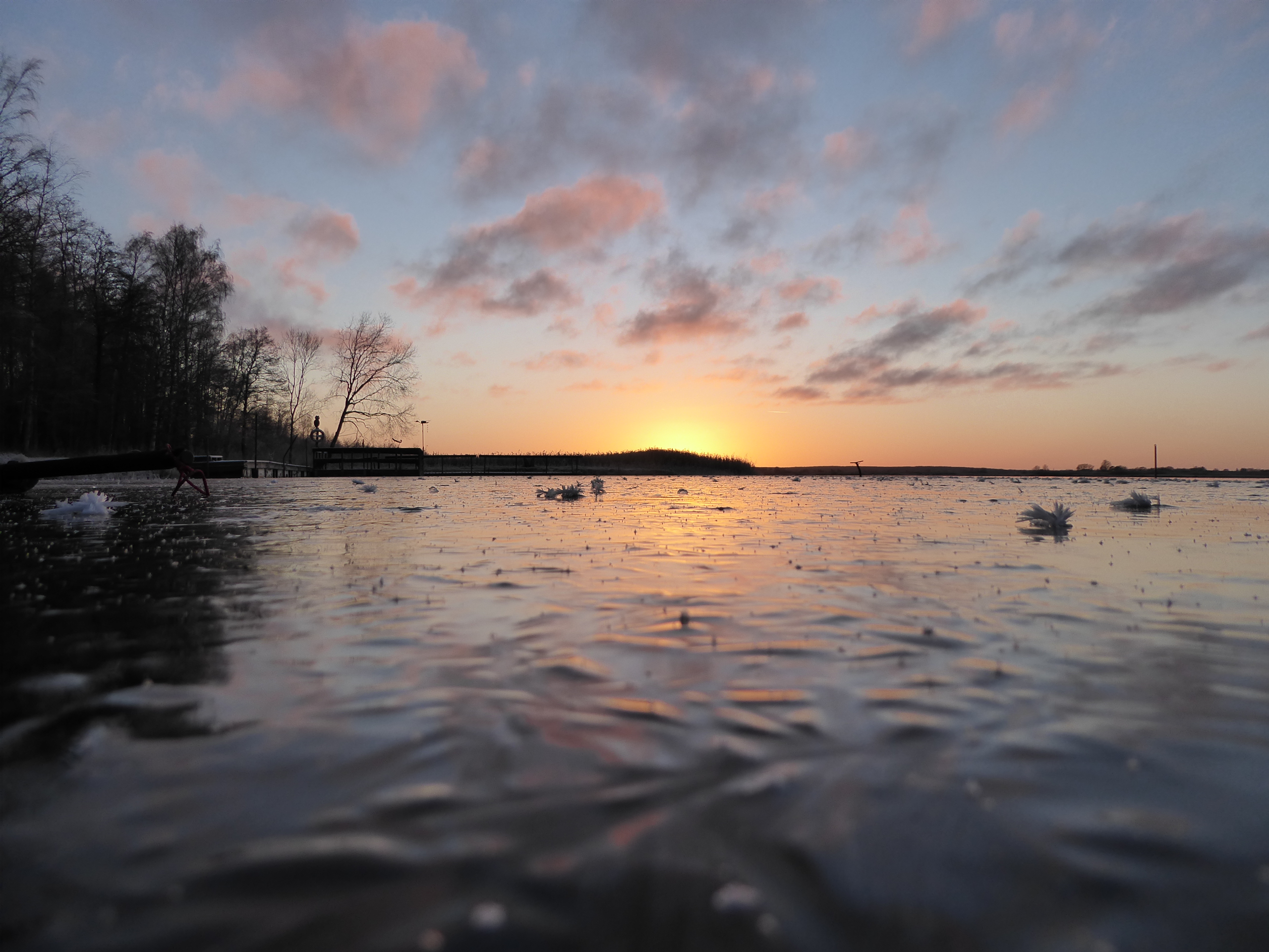 Solnedgång på Vendelsjön