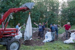 Fyllning av sandsäckar 2020-07-13