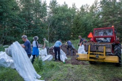 Fyllning av sandsäckar 2020-07-13